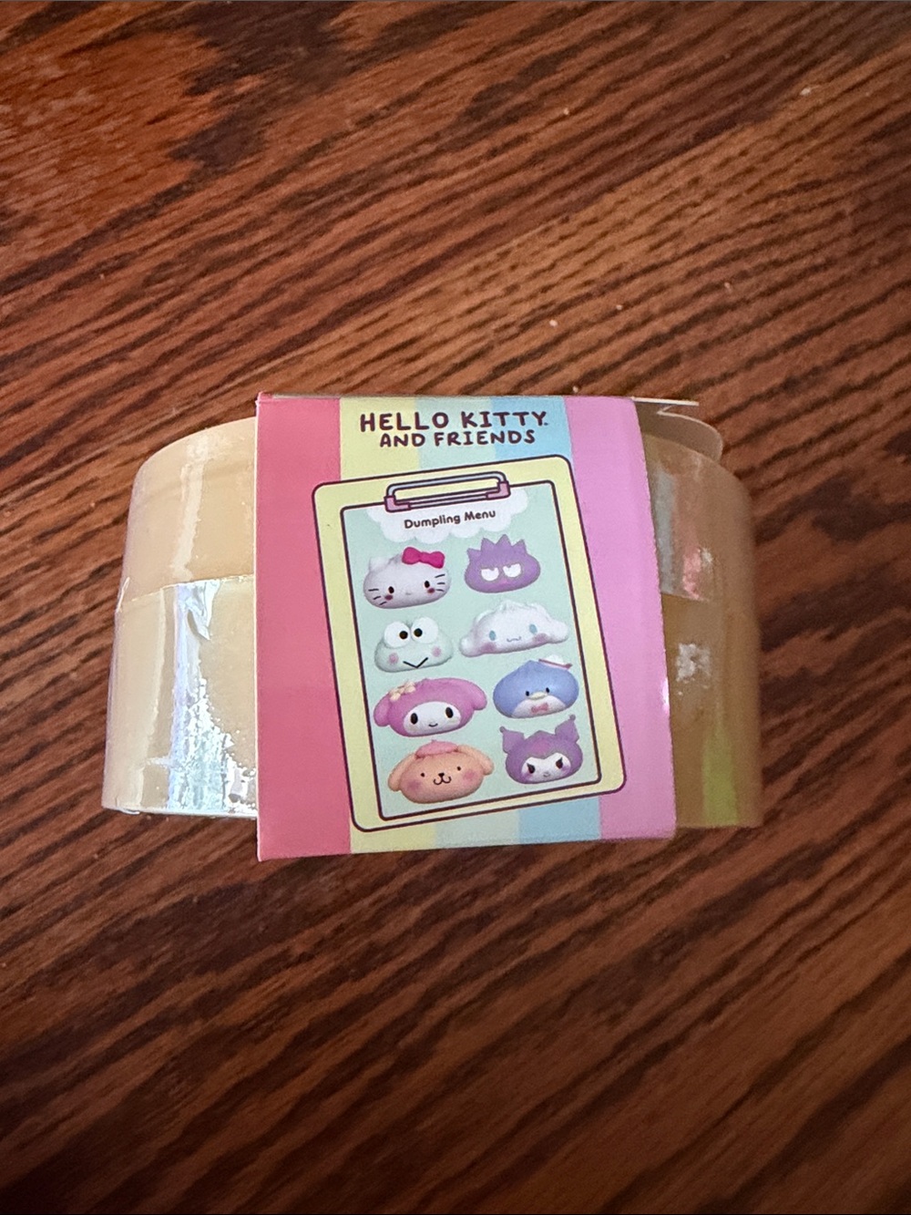 Hello Kitty Pink & Beige Mystery Squishy Dumpling Toy - Picture 4 of 4